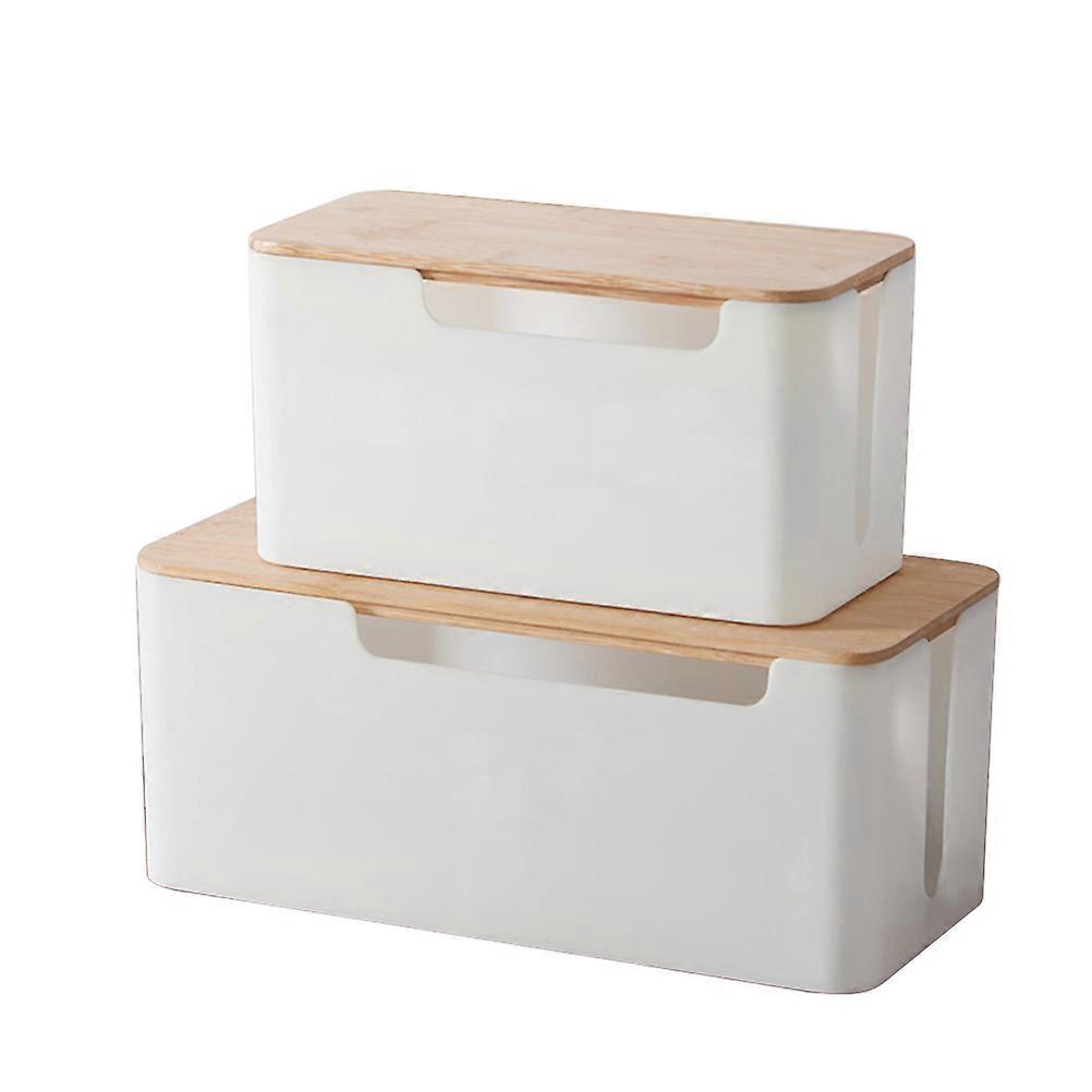 Cable Management Box for Desktop Home Office Kitchen