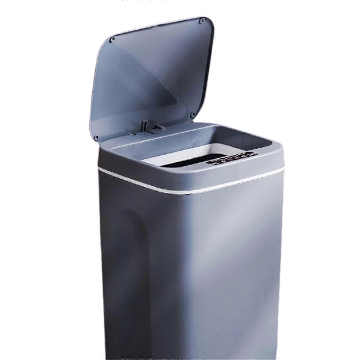 Smart Automatic Induction Trash Can Electric Trash Can Waterproof Wastebasket for Household Garbage
