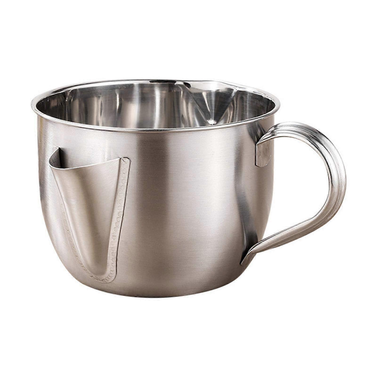 Soup oil separator, 1000ML stainless steel filter bowl