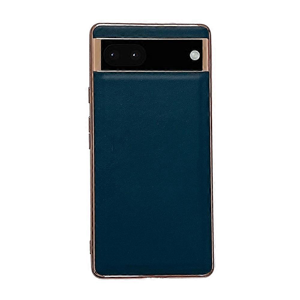 For Google Pixel 7 Leather Xiaoya Series Nano Electroplating Phone Case