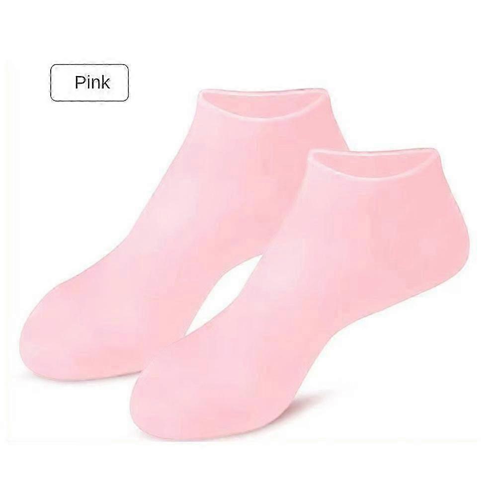 Soft Silicone Moisturizing Socks, High Elastic Prevent Cracking Silicone Moisturizing Socks for Men and Women