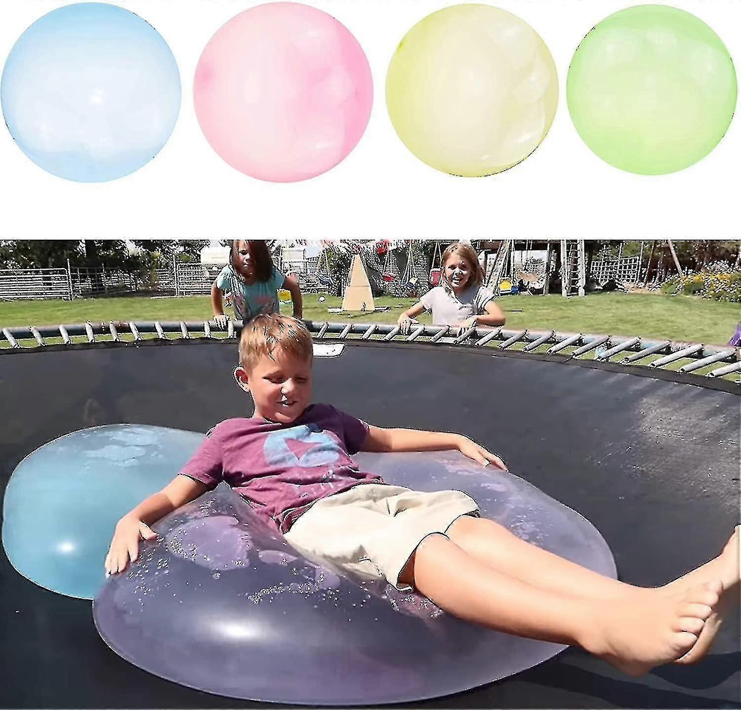 unique Enfants Bubble Ball Jouet Géant Gonflable Eau Plage Boule En Caoutchouc Jelly Ballon Bleu Ballskids Bubble Ba