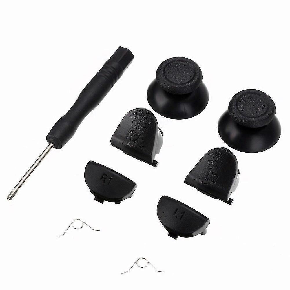 Tumspakar L1 R1 L2 R2 Trigger Buttons Kit Repair Tool för Sony PS4 Controller