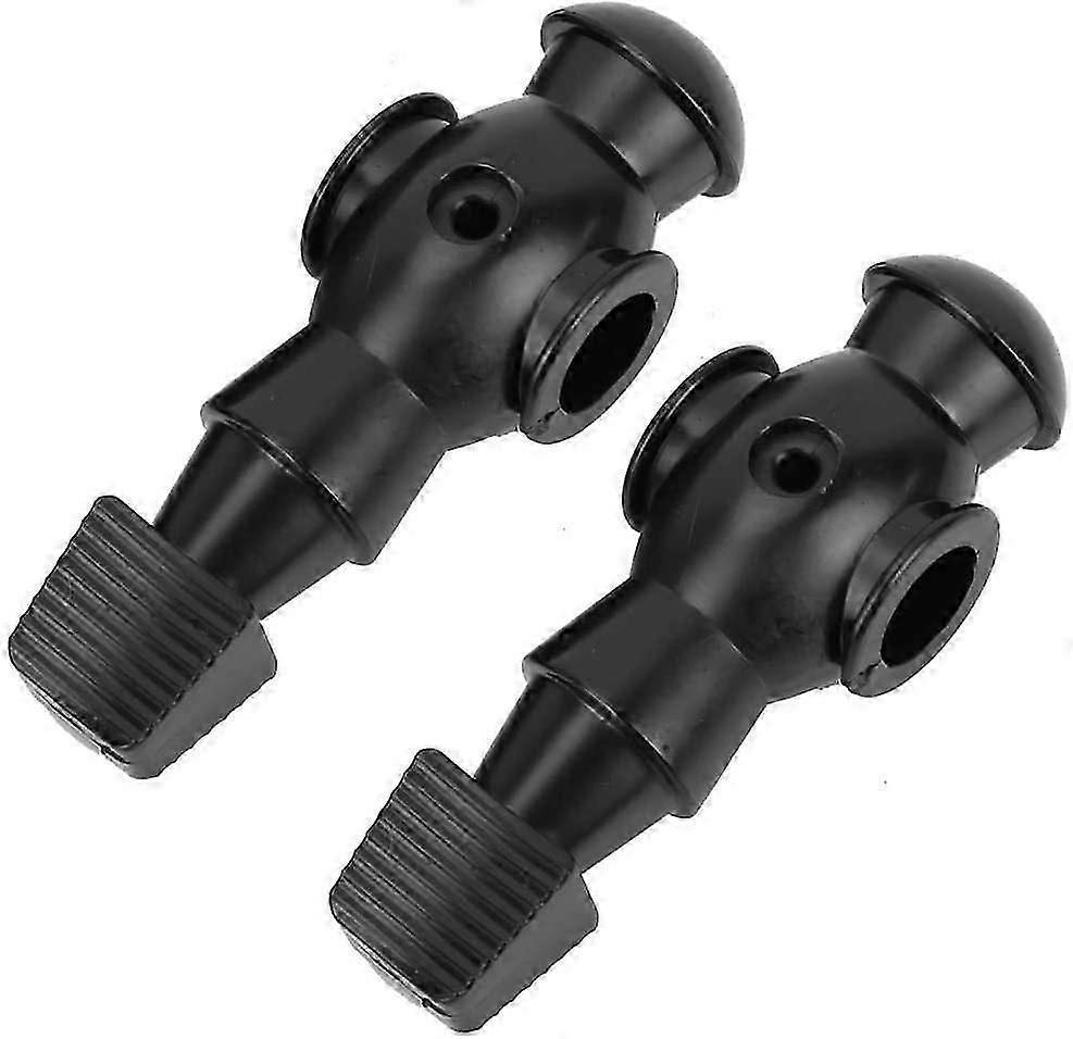 Foosball Men's Players 2-Pack Foosball Player Replacement Table Fun Game Toys (Black)