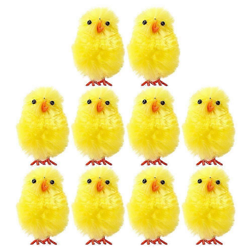 36pcs Mini Easter Chicken Easter Chicken Easter Scene Decoration Party Supply