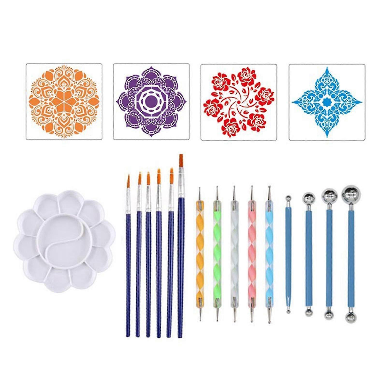 20-delige set mandala-dottingtools