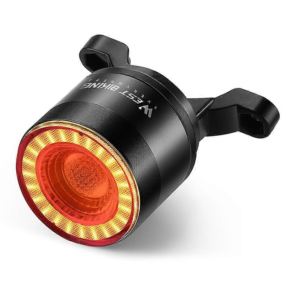 WEST BIKING YP0701420 Smart Sensing Bike Light Colorful LED MTB Taillight Warning Lamp