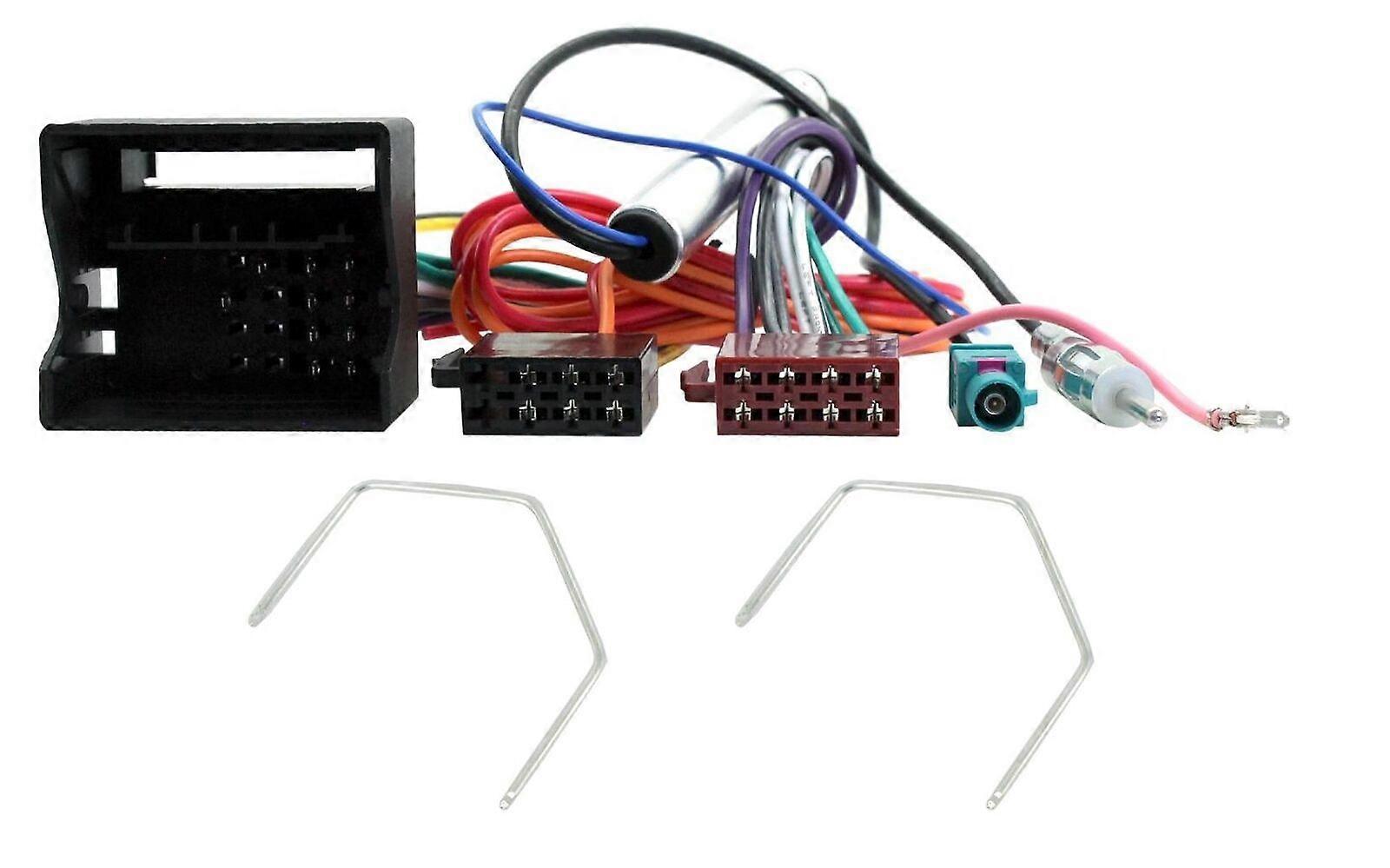 ISO Wiring Harness Aerial Antenna Adapter With Keys For Vauxhall Agila 2004-2007