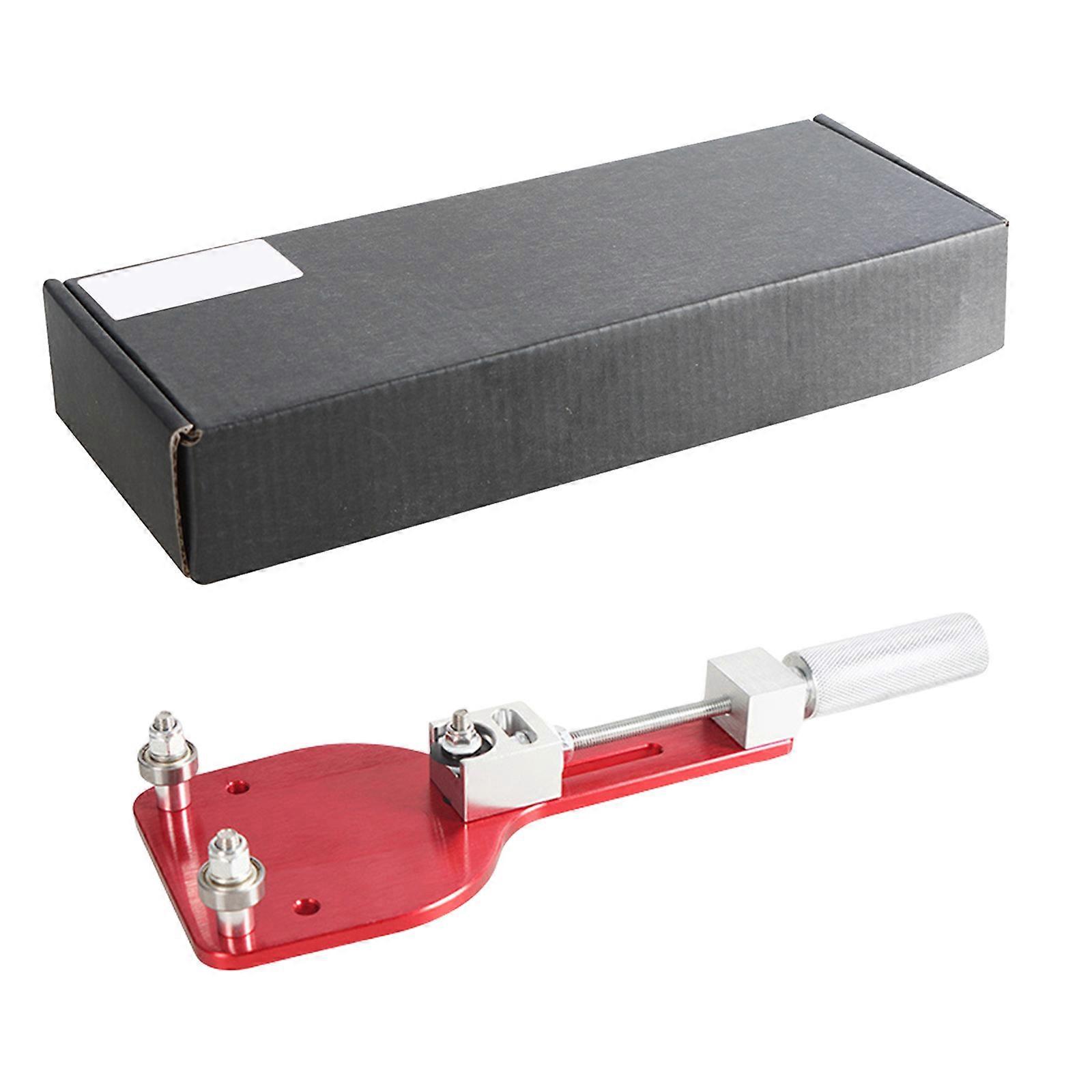 Oil Filter Splitter Cutting Tool for 2 3/8inch to 5inch Filters, Suitable for Food Industry Kitchen and Automotive Use Red