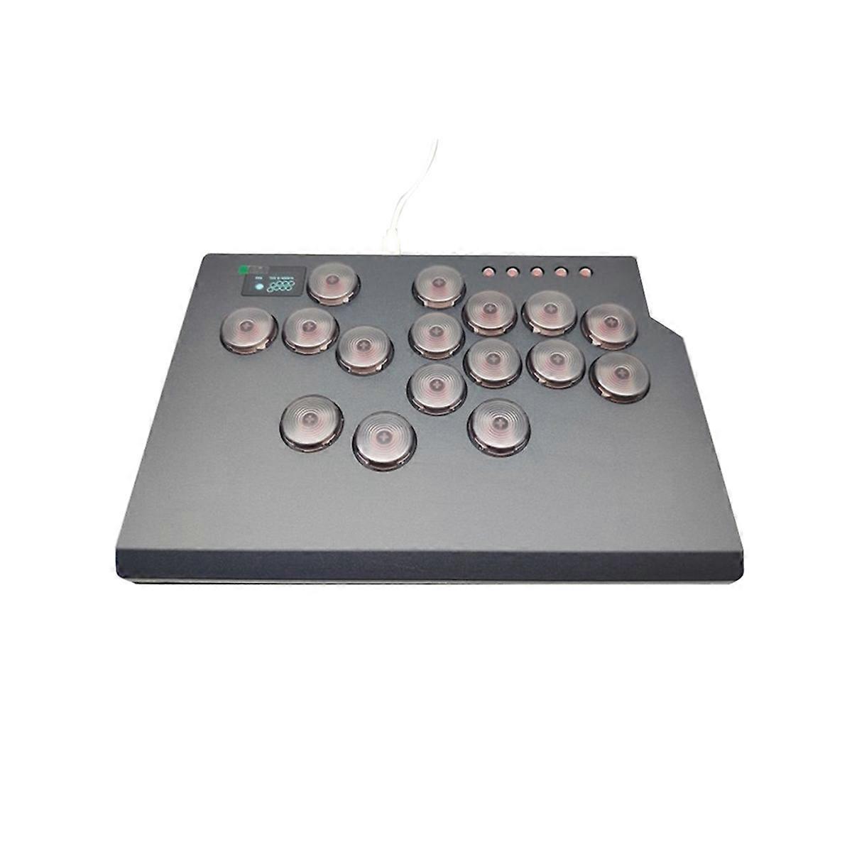 16Keys Game Keyboard Leverless Controller Fighting Gaming Joystick for Pc//// Steam Arcade Pc Gift