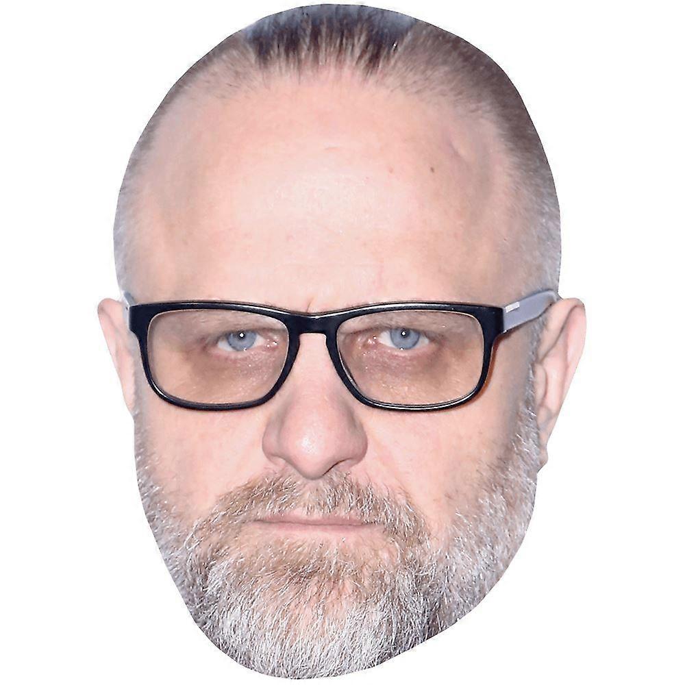 Shawn Crahan (Glasses) Celebrity Mask, Flat Card Face