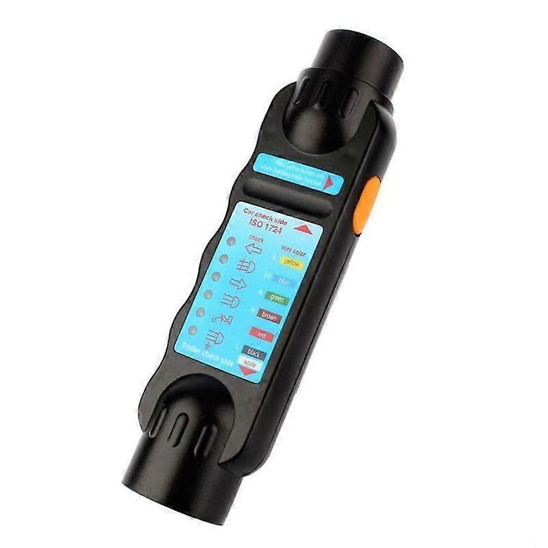 CESAR 7pin 12v car towing connection socket tester diagnostic tool black