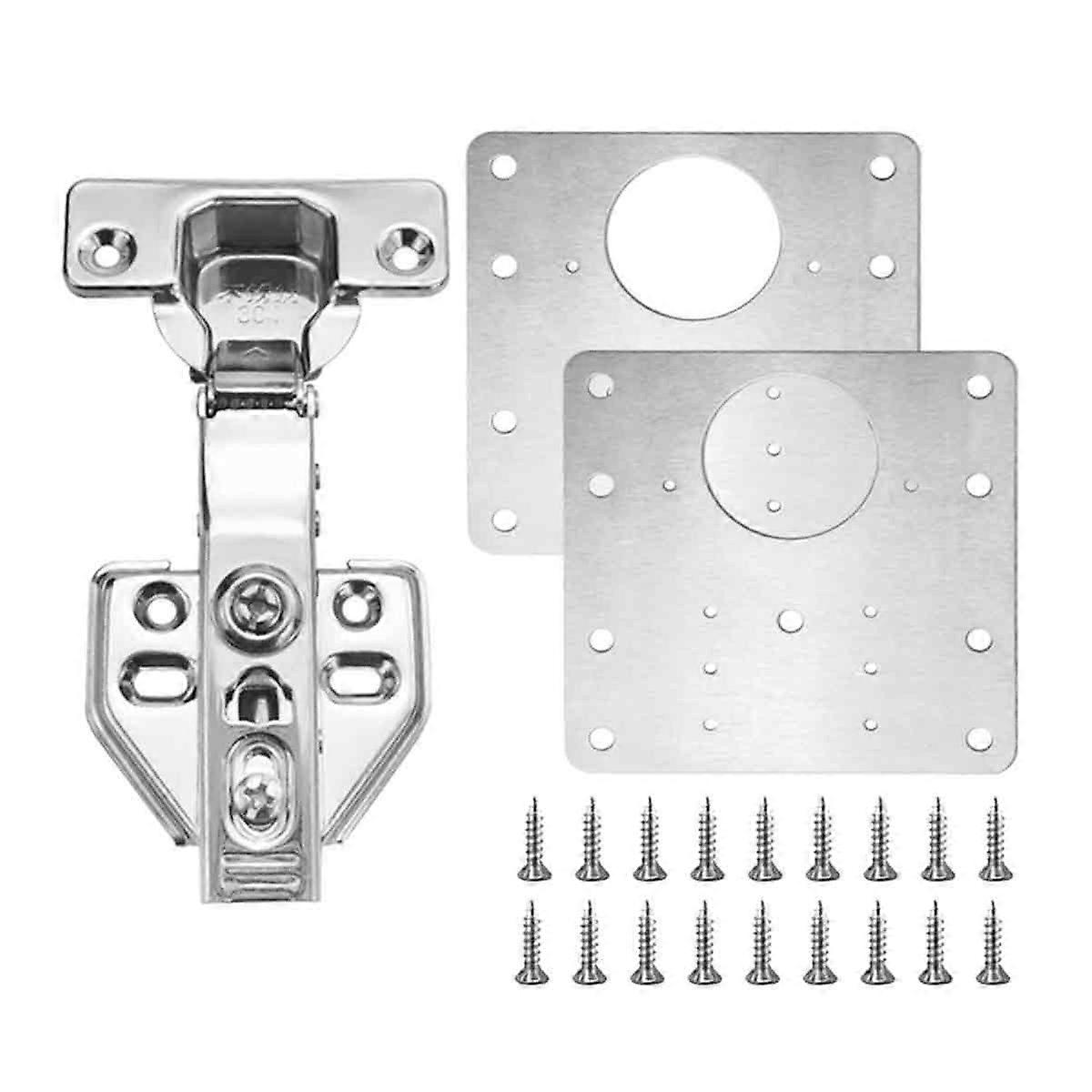 Stainless Steel Concealed Hinges, Adjustable, Silent System, Security, Force Surfaces