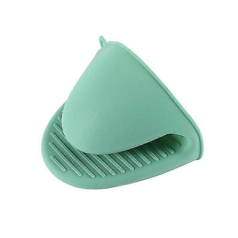 Thick Heat Resistant Silicone Oven Mitt (Green)Protect