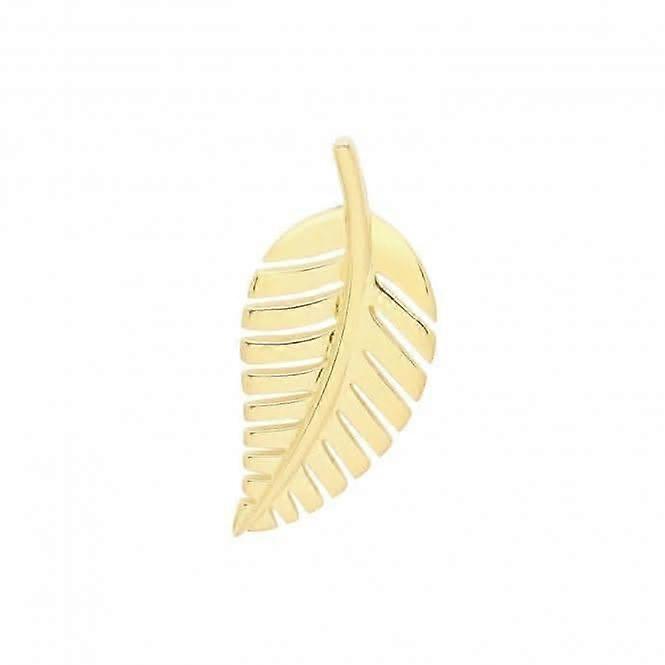 Acotis Silver Pendant Gold Plated Leaf G61074GP