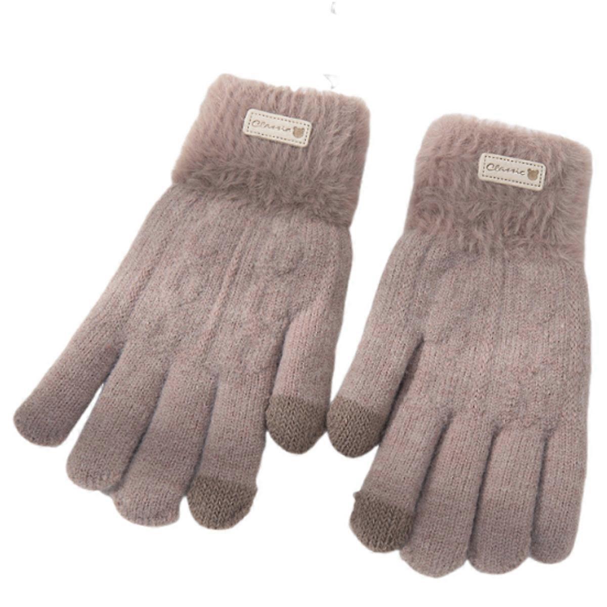 Wool Gloves, Women, Touch Screen