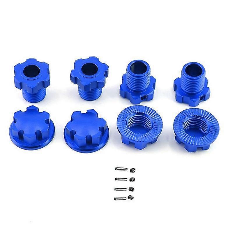 Metal 17Mm Splined Wheel Hex Hub Adapter 8654,Blue