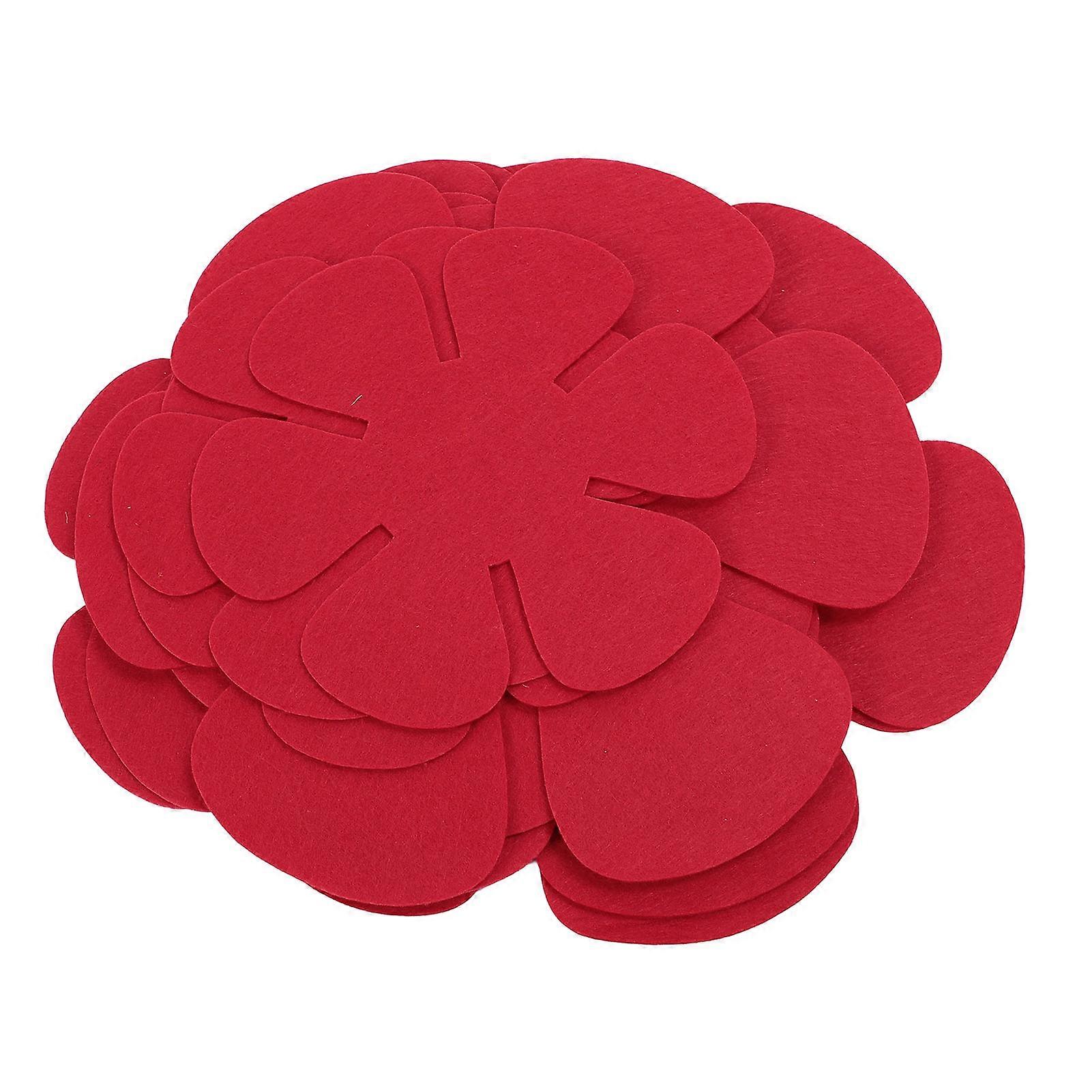 12Pcs Pot Pan Protector Felt Stacking Pads Cookware Dividers Separators Set Kitchen Supplies Red