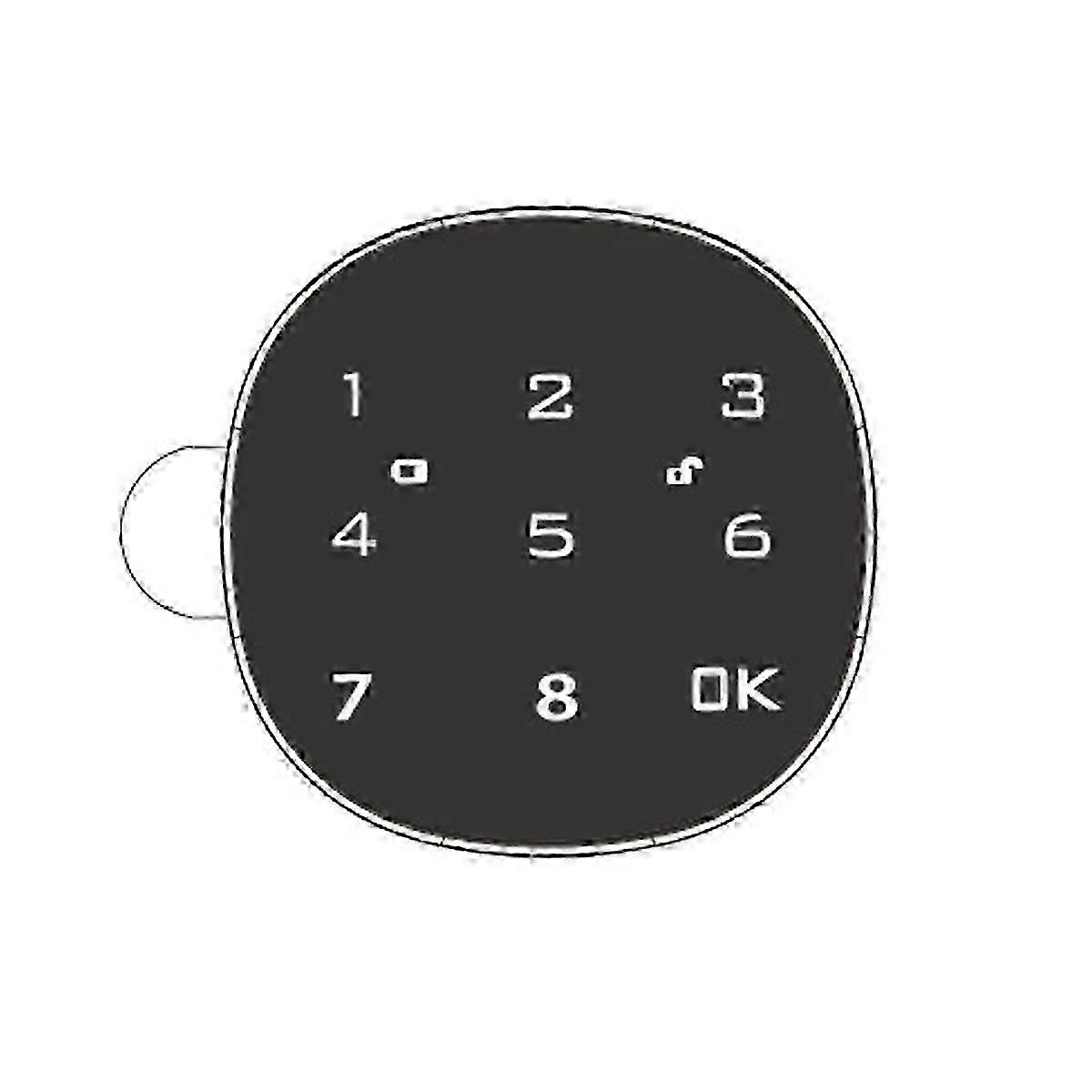 Digital Touch Screen Smart Lock for Mailbox, Desk & Cabinet Password-Protected