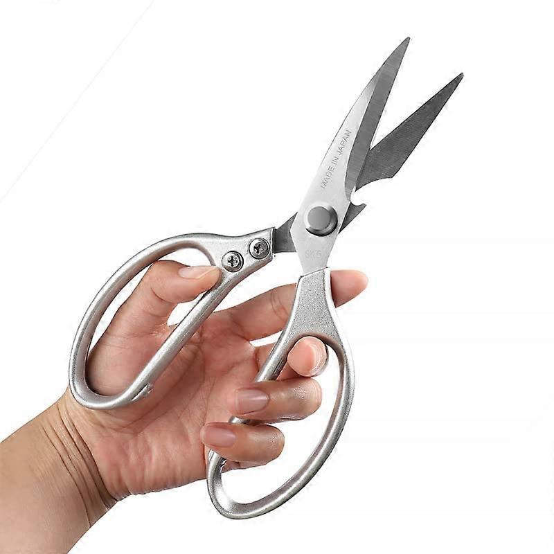 Premium Stainless Steel Solid Kitchen Scissors for Meat and Seafood