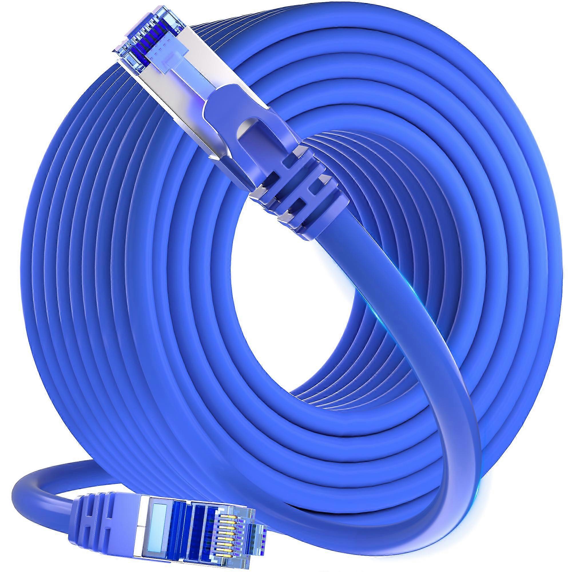 Shielded Gigabit Ethernet Cable for Outdoor Use 100ft