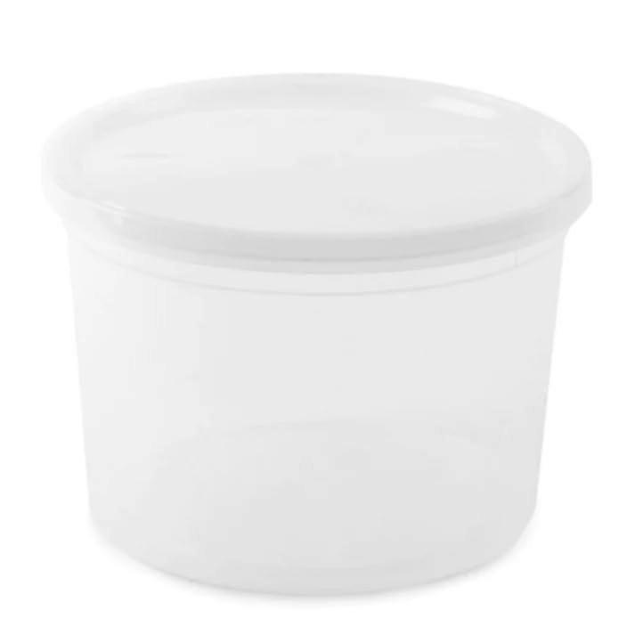 Heavyweight - 64oz - Clear Disposable Round Food Storage Deli Containers with Lids To-Go, Microwavable, Leak Proof, BPA- : Set of 20