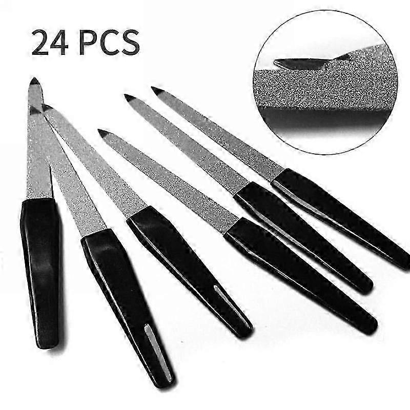 24Pcs Nail Buffering Files Double-sided Manicure Pedicure Tool