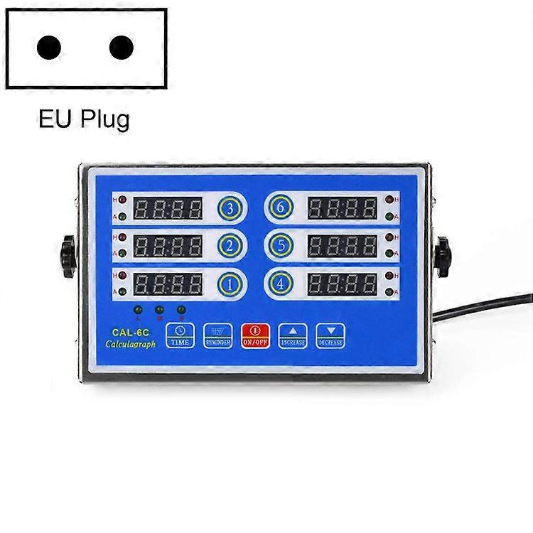Kitchen Timer Fried Chicken Burger Baked Timer, EU Plug, Specification: 4 Channel