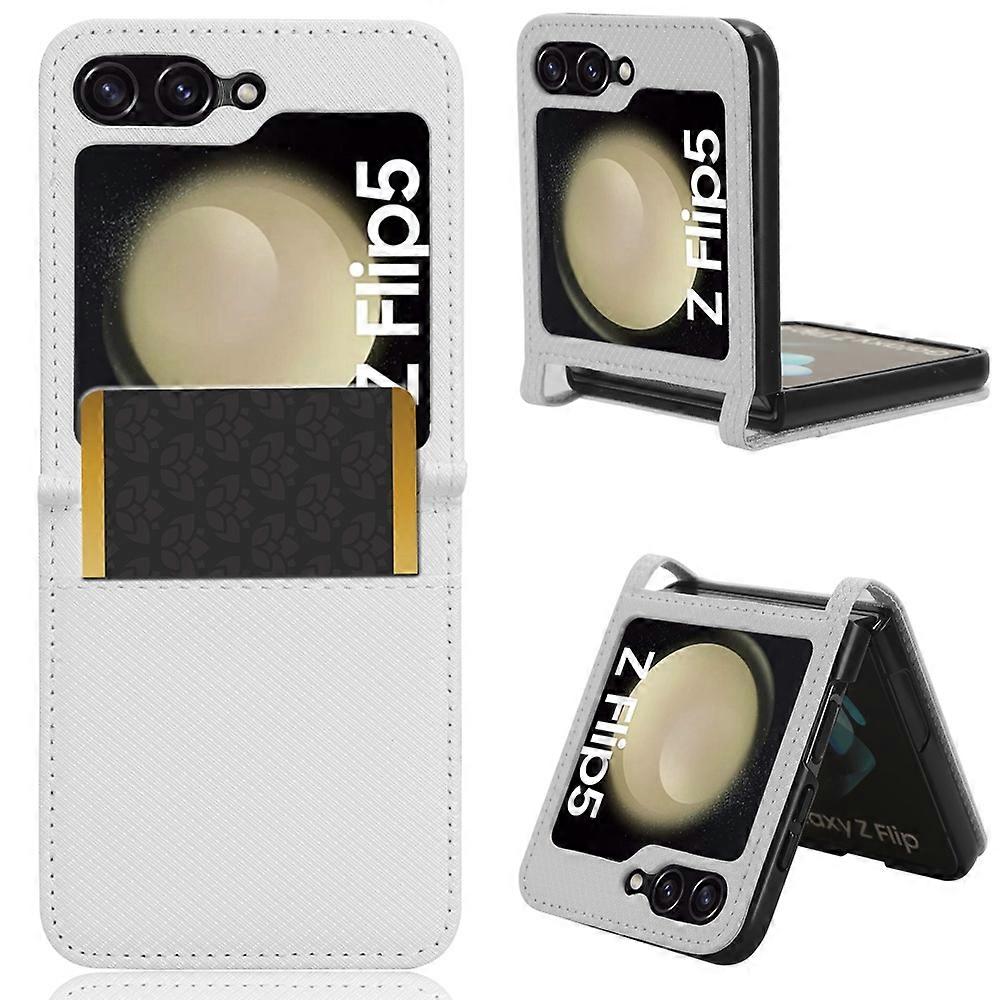 Coque de téléphone en cuir à texture diamant