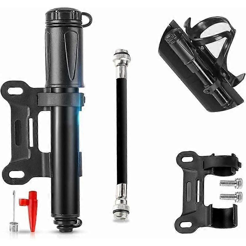 Mini Bicycle Pump for Presta and Schrader, Compact, Lightweight, Reliable