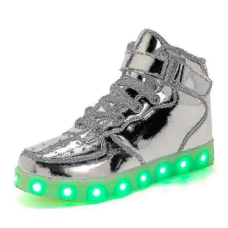 Barnskor Pojkar LED-ljusskor Pojkar Flickor Sport Löparskor 1600