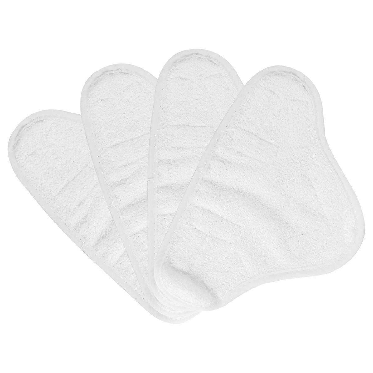 4pcs Replacement Pads For H2O X5 Steam Mop Cleaner Floor Washable Microfibre Pads