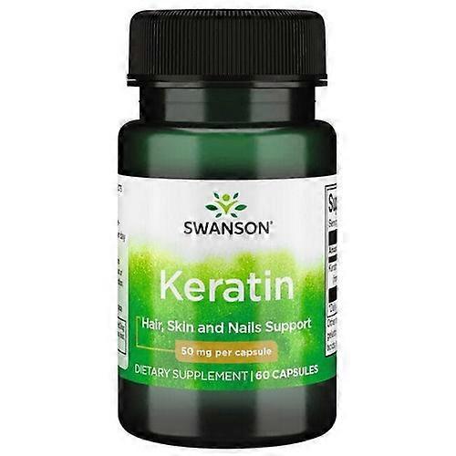 Swanson Vitamins Keratin,50 Mg,60 Caps