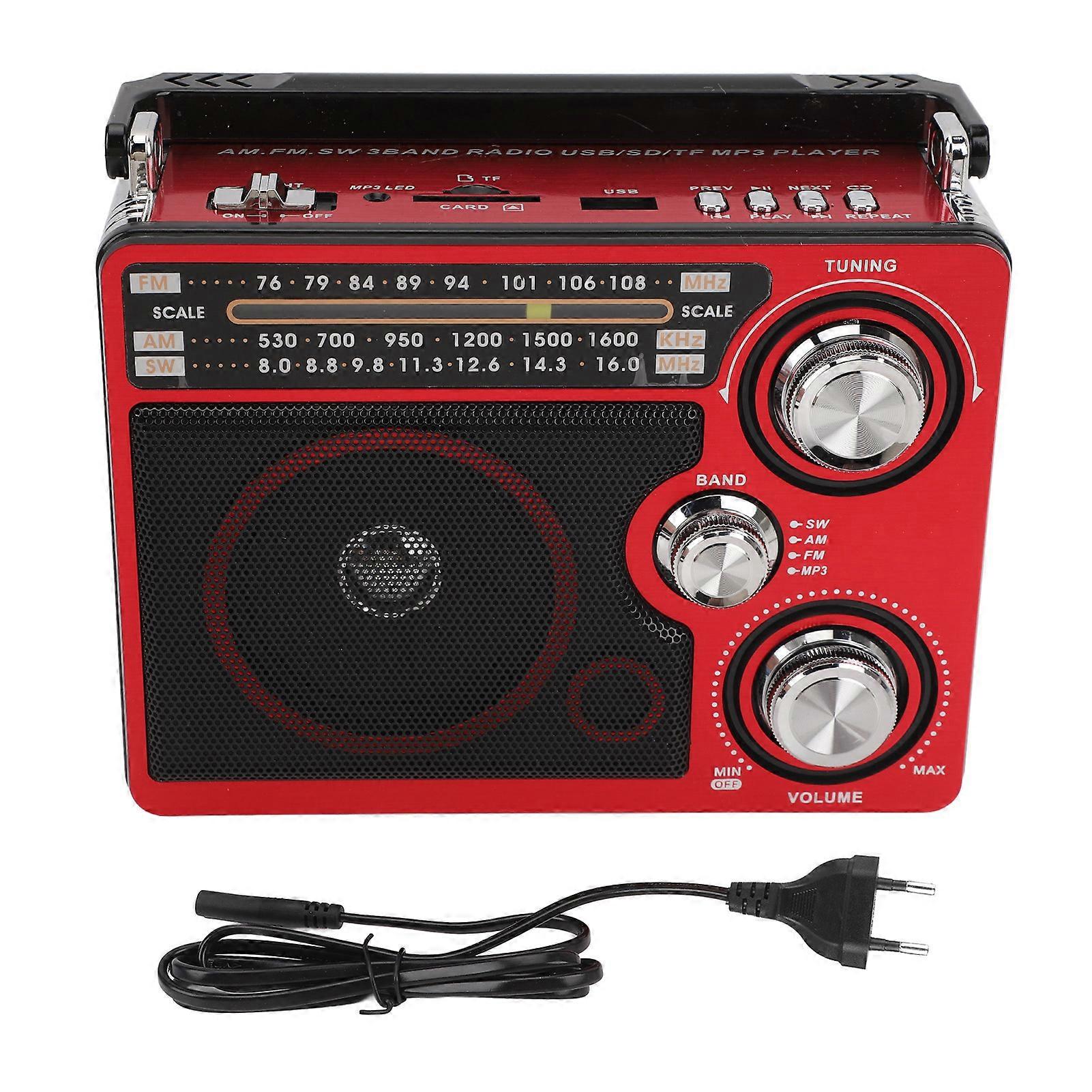 Portable Radio Receiver Multifunctional FM AM SW Full Handheld Band Convenient Radio Jukebox