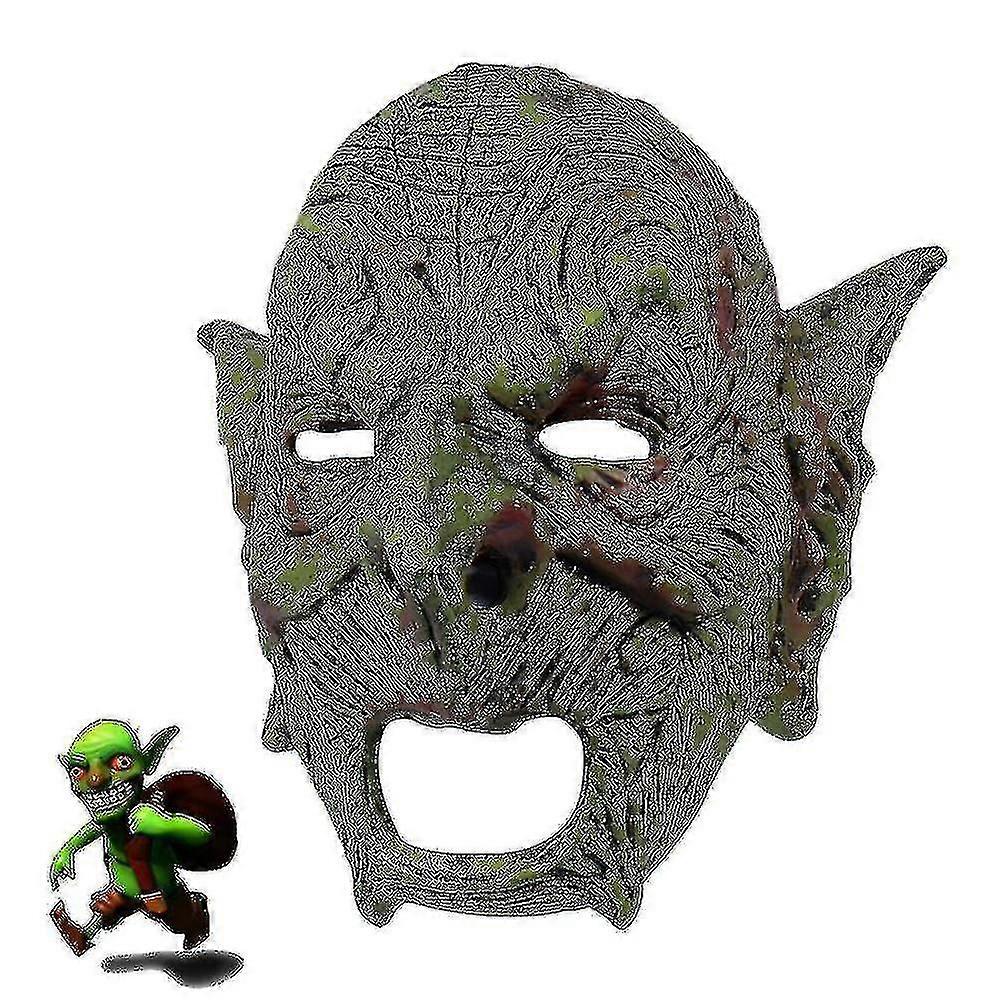 Goblin Mask Evil Orc Masks Greepy Gnome Face Masques Latex Mascarillas Goblinoid Mascaras Costume Carnival Prop_c_x