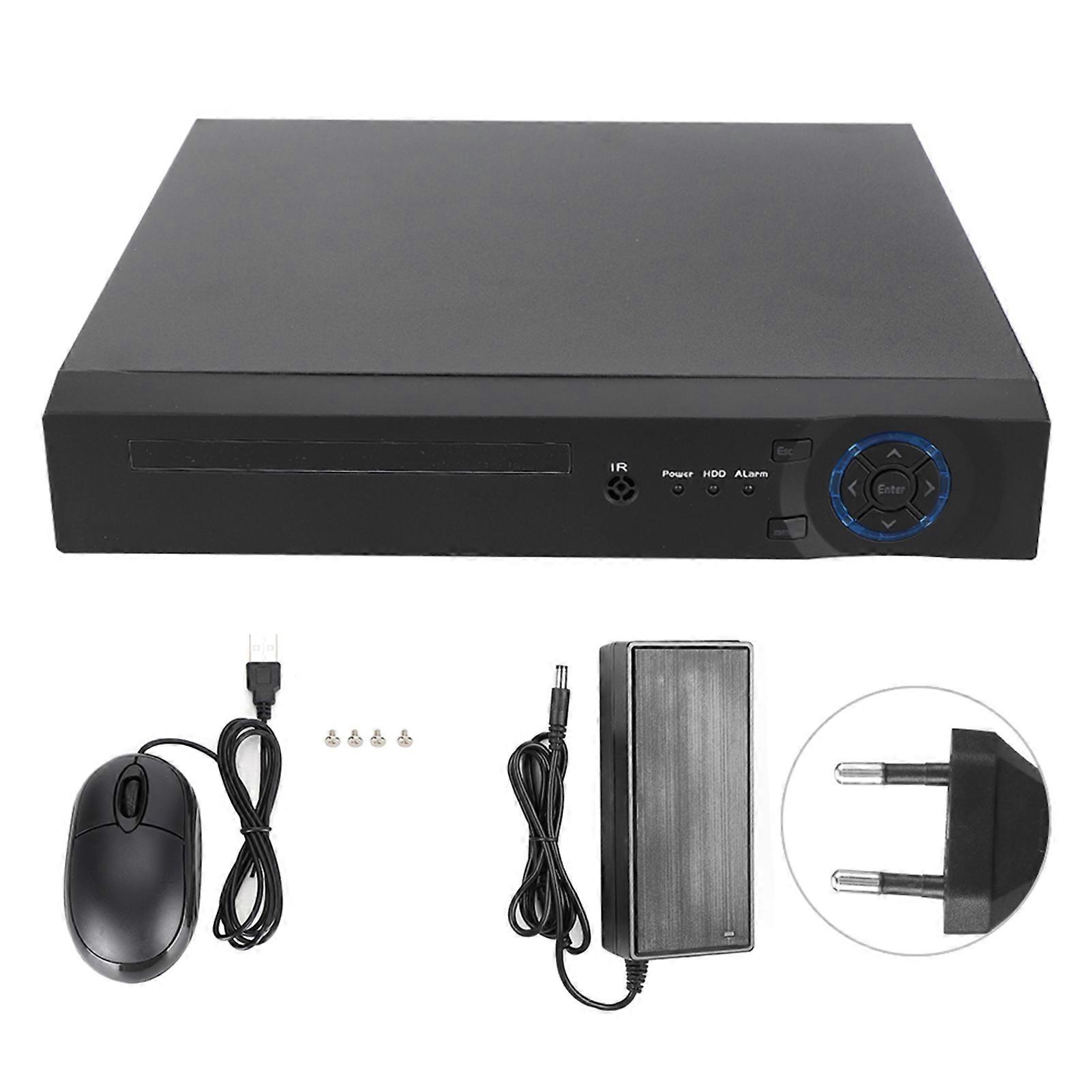 8CH 1080P HD POE NVR H.265 Net Harddisk Video Recorder für ONVIF 100-240V (EU-Stecker)