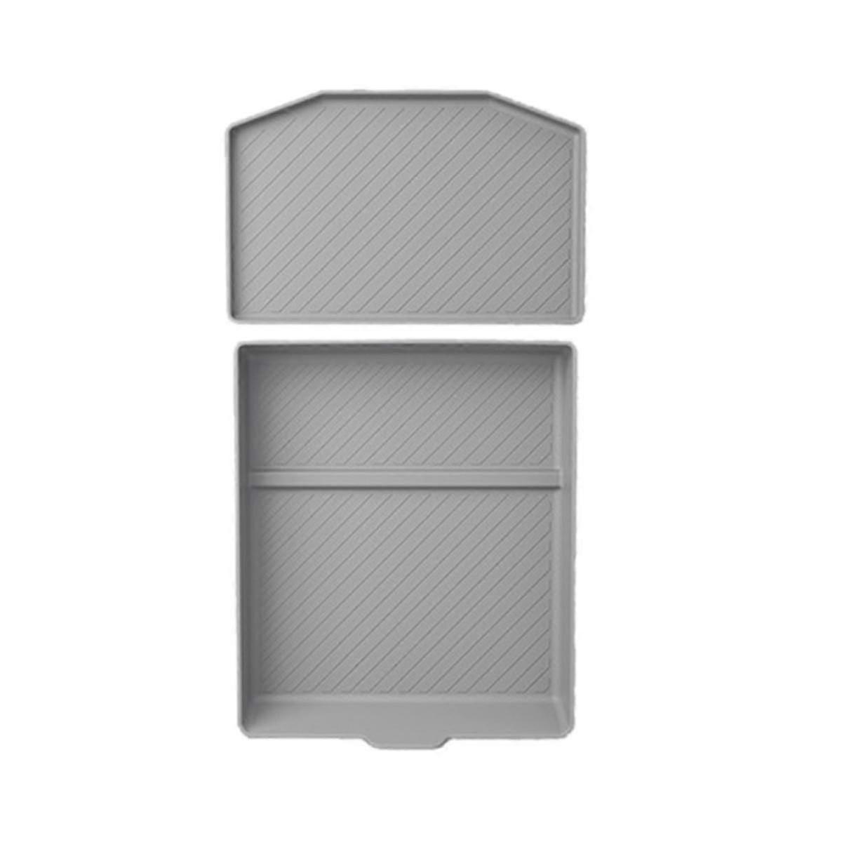 Center Console Silicone Pad Storage Box, Compatible with New Model3