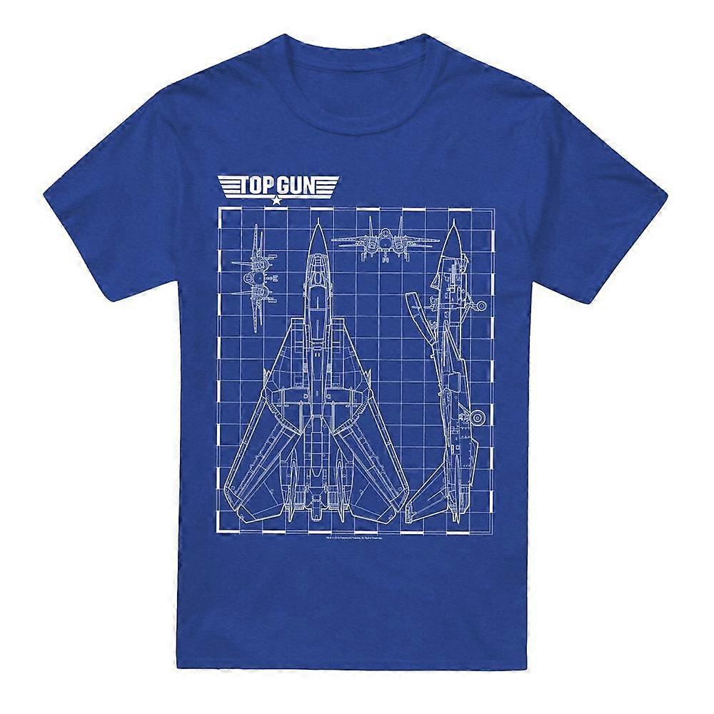 Top Gun Unisex dospělé schematické tričko