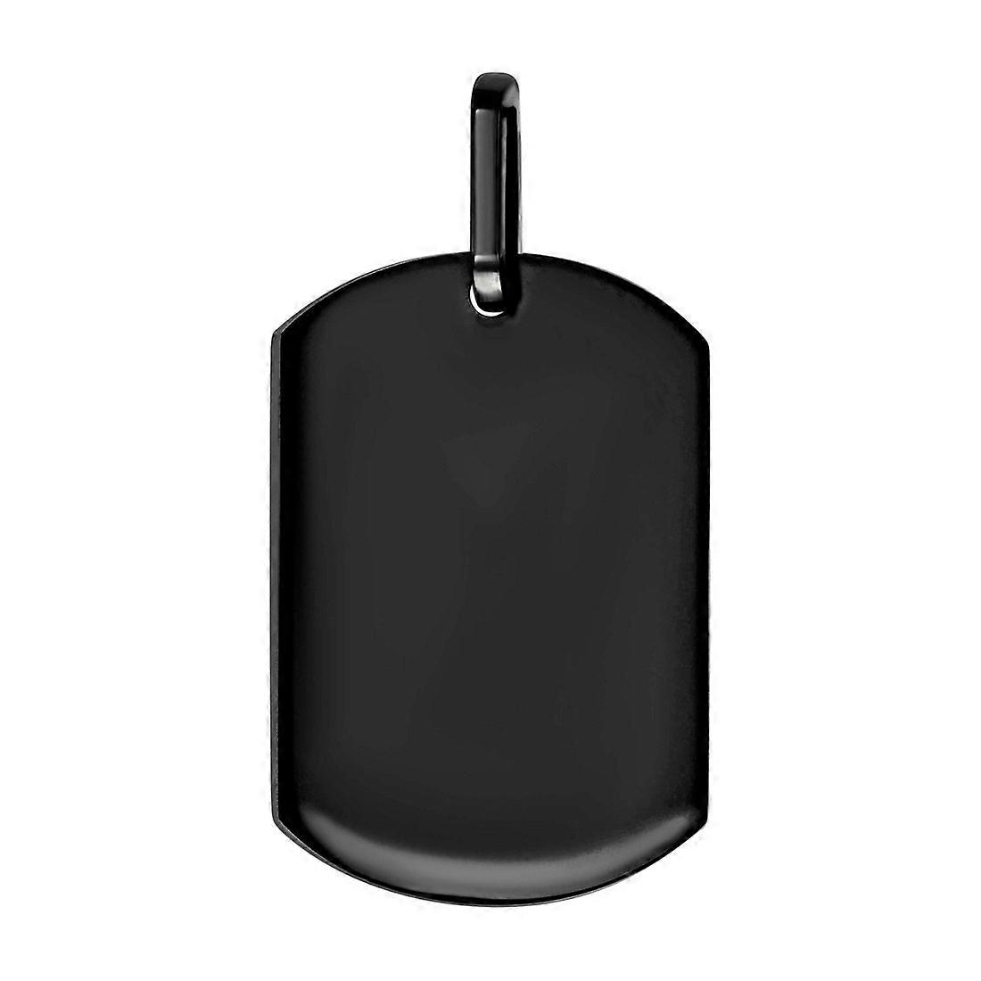 ステンレス鋼ブラックトーンメンズアニマルペットドッグタグチャームペンダントネックレス男性用