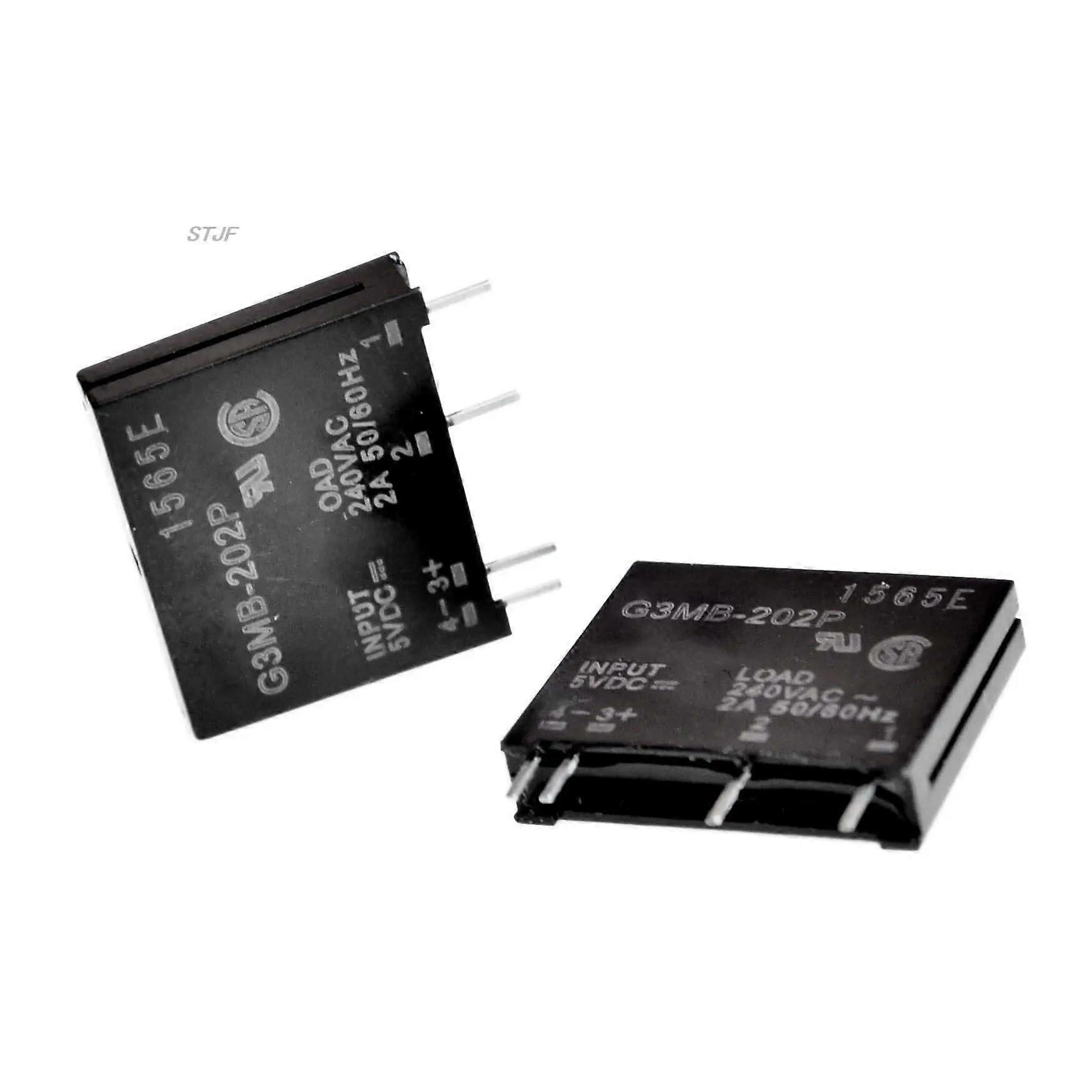 10PCS/LOT Original Solid State Relay G3MB202P DCAC PCB SSR in 5VDC,Out 240V AC 2A