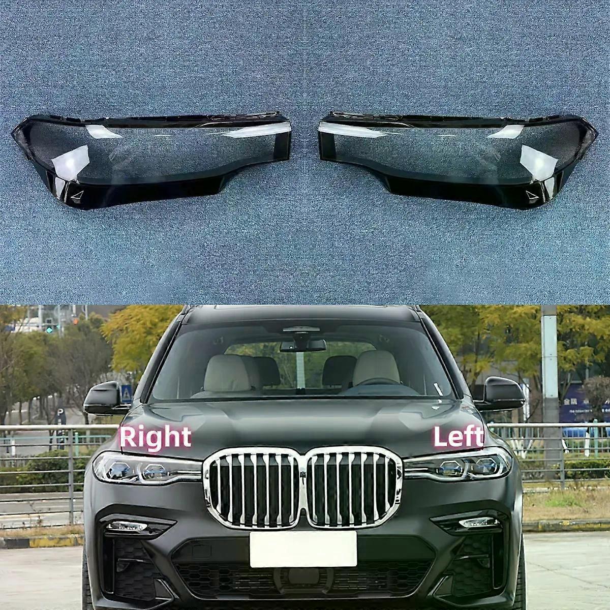 絶妙なBMWX7 X7M G07 2018 2019 2020 20212022透明ランプシェードカバーメガネランプシェードヘッドライトシェルカバーレンズ