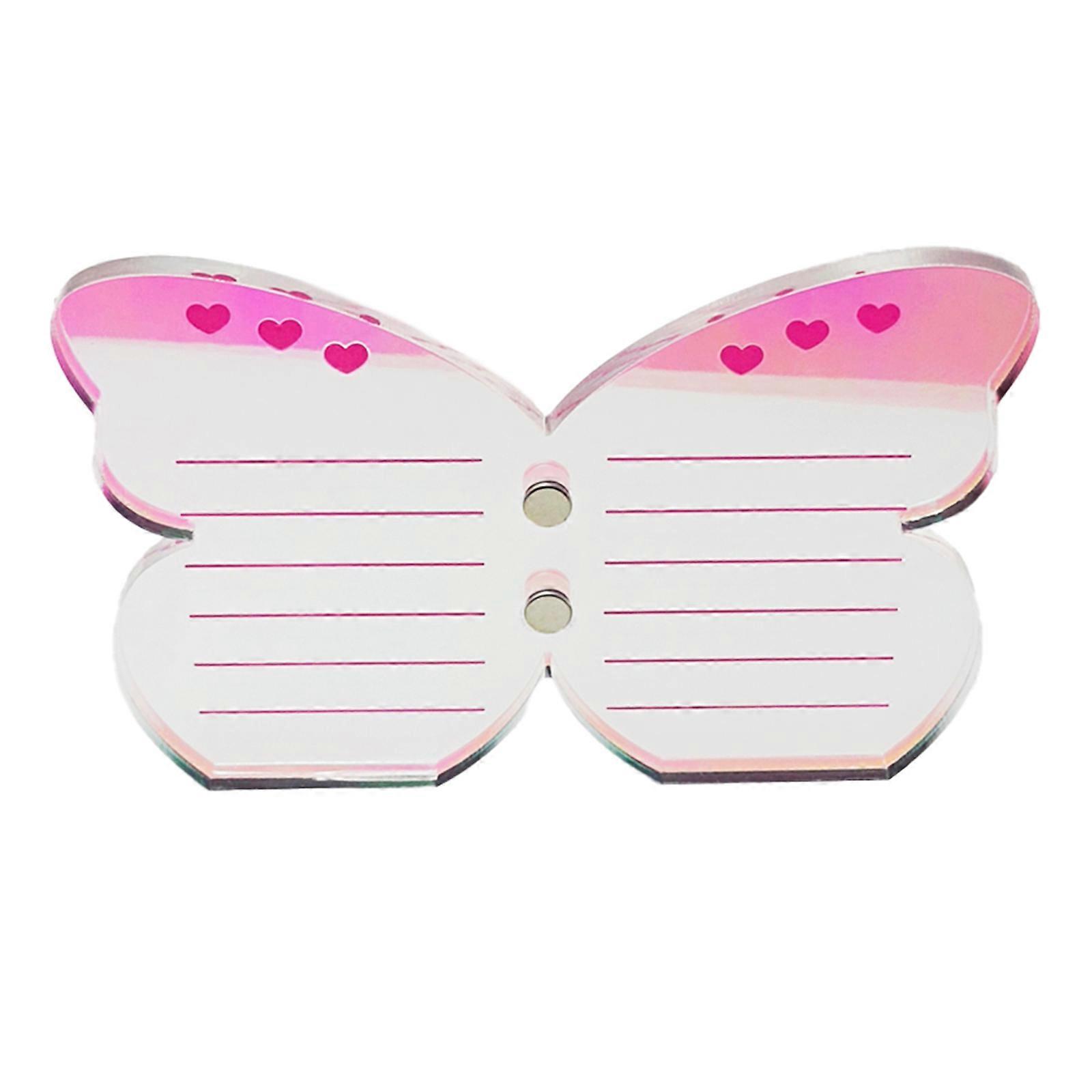 Portable Butterfly Shape False Eyelash Tray Eyelash Extension Pallet Acrylic Lash Holder for Grafting False Eyelashes