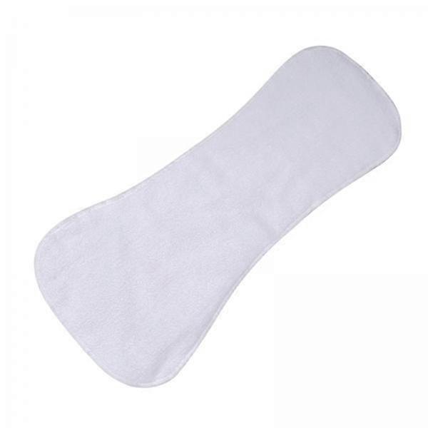 5x Diaper Insert Liner for Diaper Reusable Microfiber for Disability White