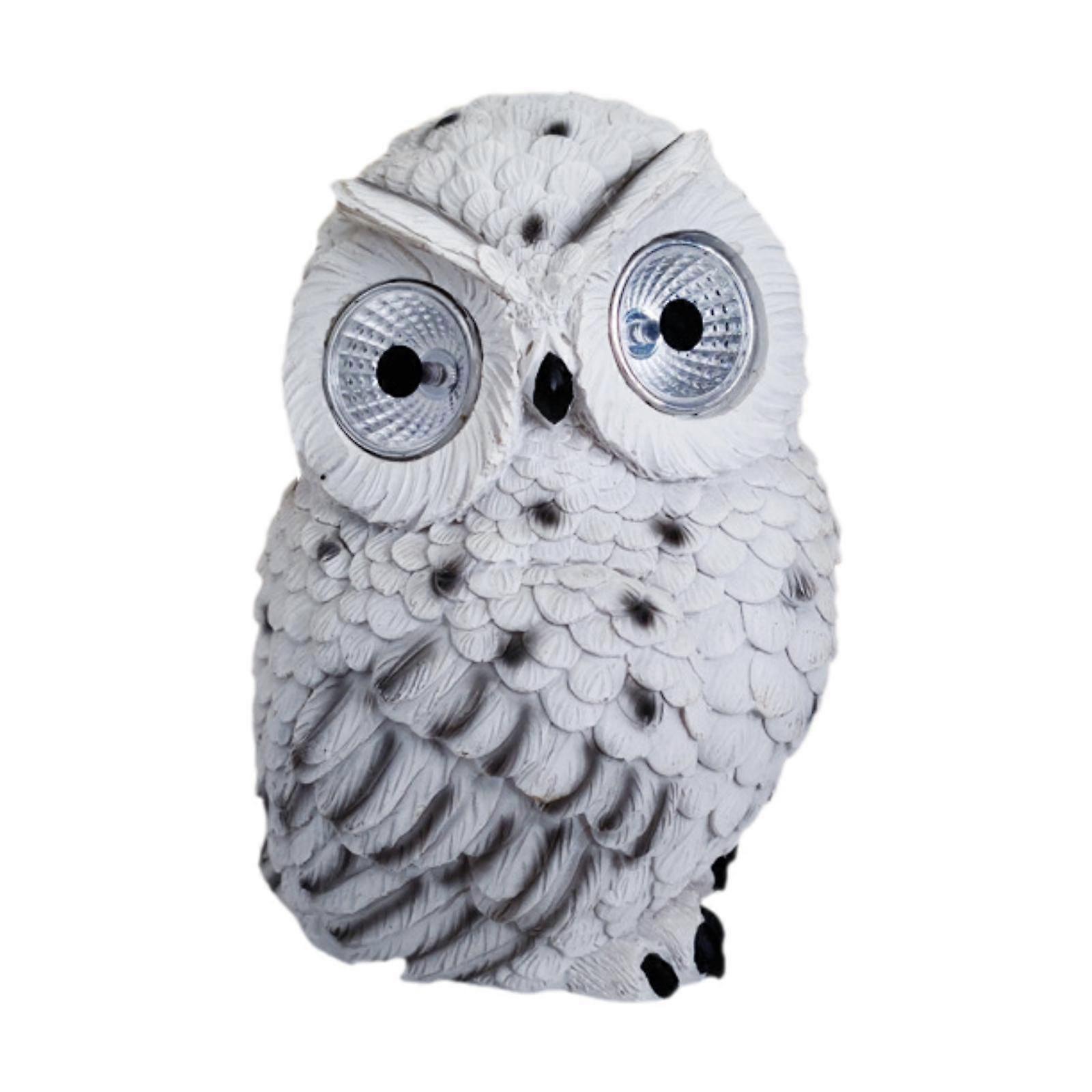 Owl Statue Solar Lamp Display Night Light Pathway Light Miniature Statue Art