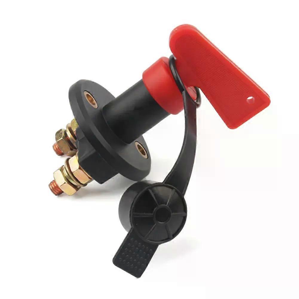 Universal Battery Switch 12V Battery Disconnect Isolator Rotary Battery Knob Switch for Auto Truck Boat for Vehicle Car Van
