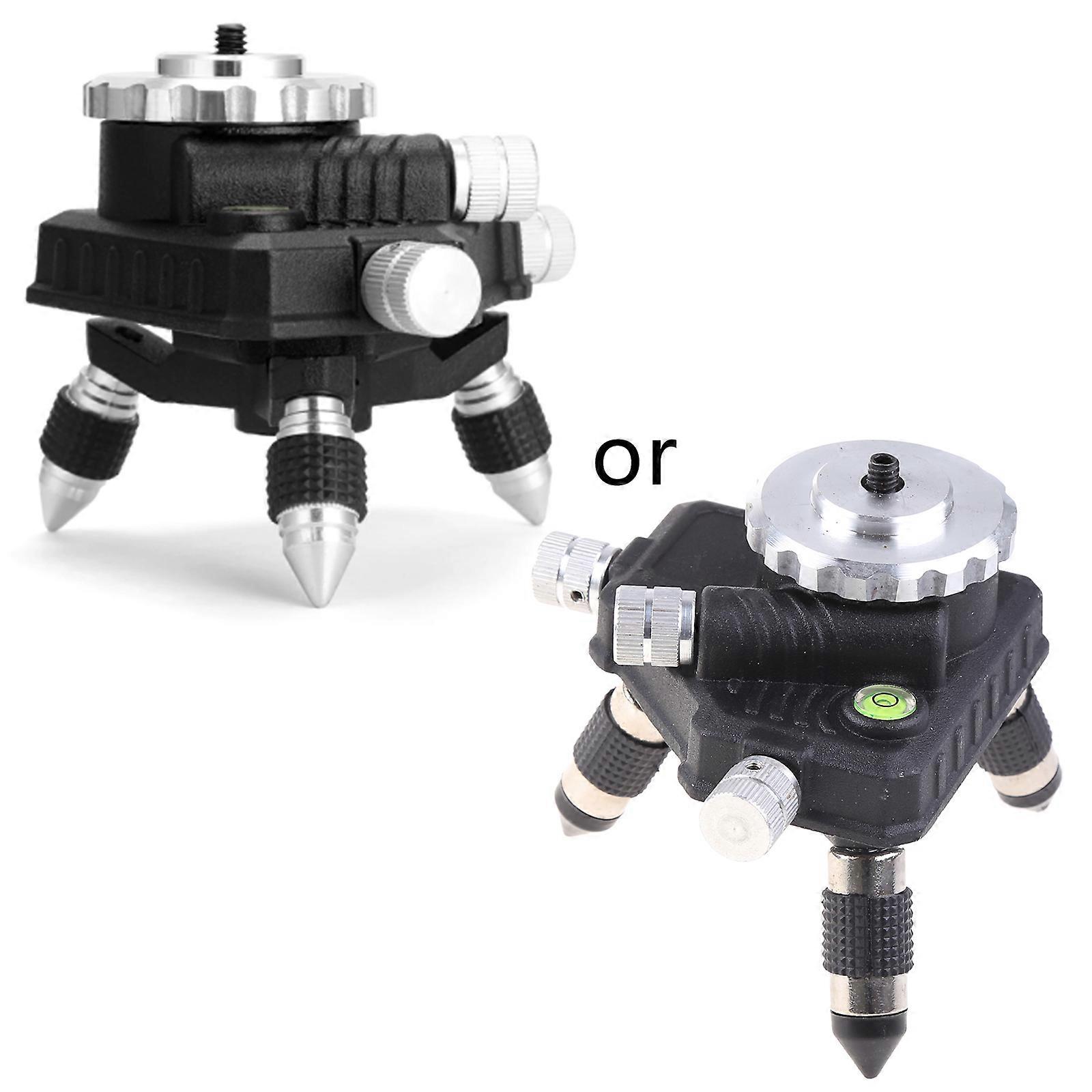 Rotatable La-ser Level Lifting Platform Bracket Leveling Lift Stand Aluminum Alloy Bracket Base Adjustment Tripod