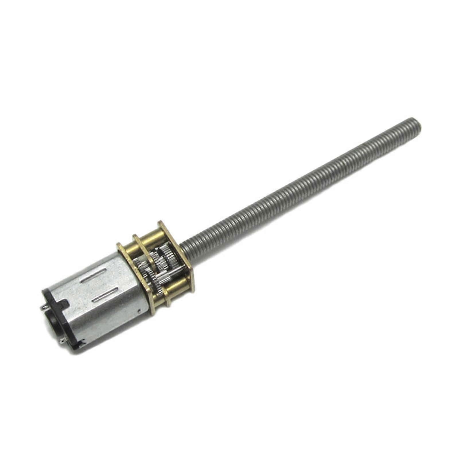 GA12-N20 Micro Reduction Gear Motor M4x55, 3V/6V/12V DC Motor, Longer Threaded Shaft, Color 1500, Size 12V