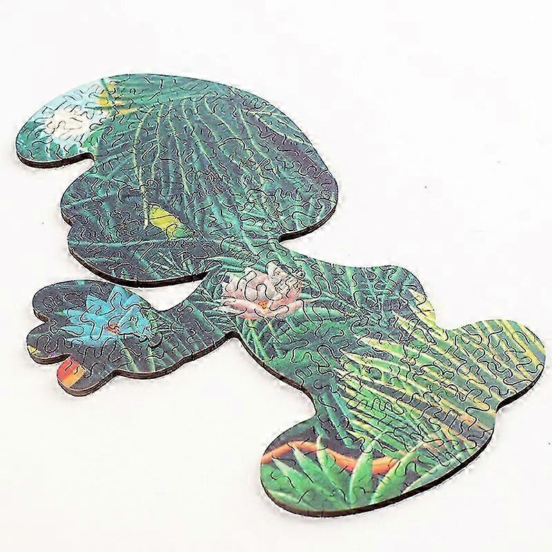 3d Wooden Elf Puzzle Brain Teaser Impossible Puzzle Table Game Jigsaw Puzzle Toy Tangram Board Game For Adults Kids Gift