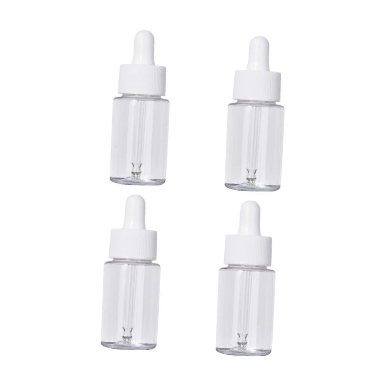 4 pieces perfume oil bottle glass dropper empty sub bottle 50ml PET for cosmetics