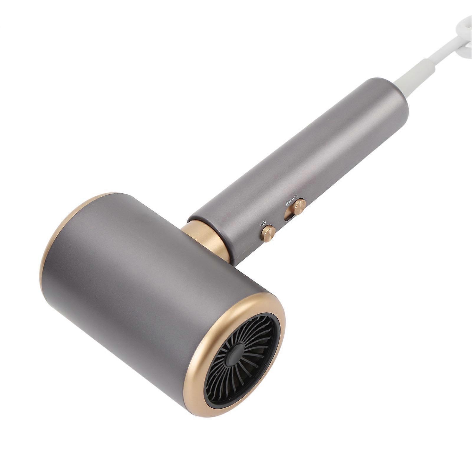 High Speed Ionic Hair Dryer 20000RPM Powerful 1400W Fast Drying Low Noise Blow Dryer with Diffuser Nozzle for Home Salon Travel Grey 